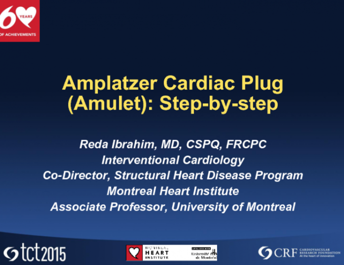 Amplatzer Cardiac Plug (ACP) Step-by-Step