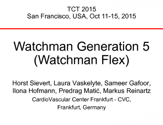 Watchman Generation 5 (Watchman Flex)