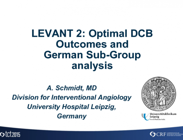 Extended Follow-up From LEVANT 2: Two-Year Follow-up and Subgroup Analyses