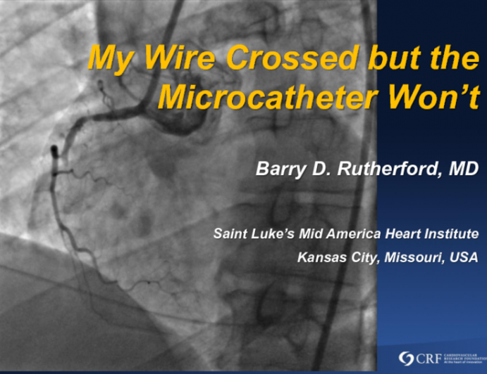 Problem (and Solution) 2: My Wire Crossed but the Microcatheter Wont