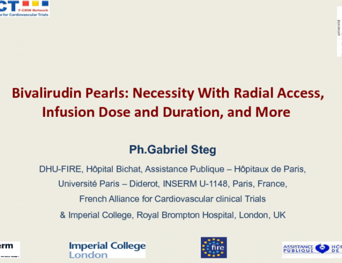 Bivalirudin Pearls: Necessity With Radial Access, Infusion Dose and Duration, Use in CKD, and More