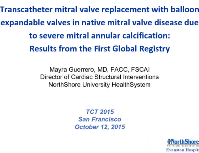 Transcatheter Valve Replacement for Native Mitral Stenosis: International Registry Results