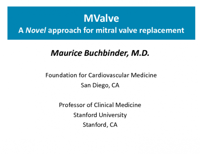 MValve Docking System: Novel Design Features and Clinical Updates