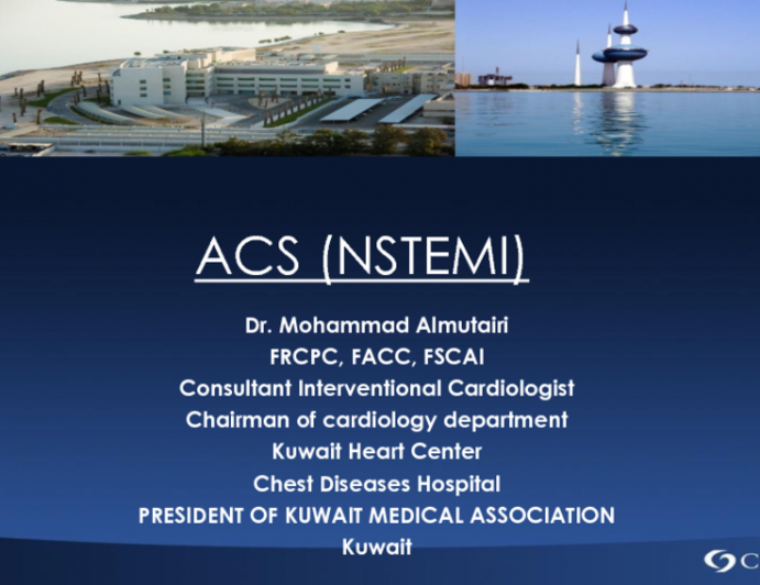 Kuwait Presents: Complex Coronary Challenges