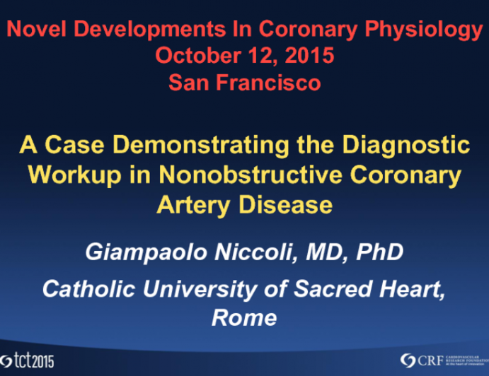 Italy Presents: A Case Demonstrating the Diagnostic Workup in Nonobstructive Coronary Artery Disease