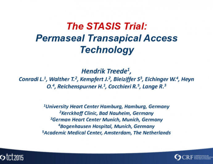 STASIS: Sutureless Transapical Access Technology