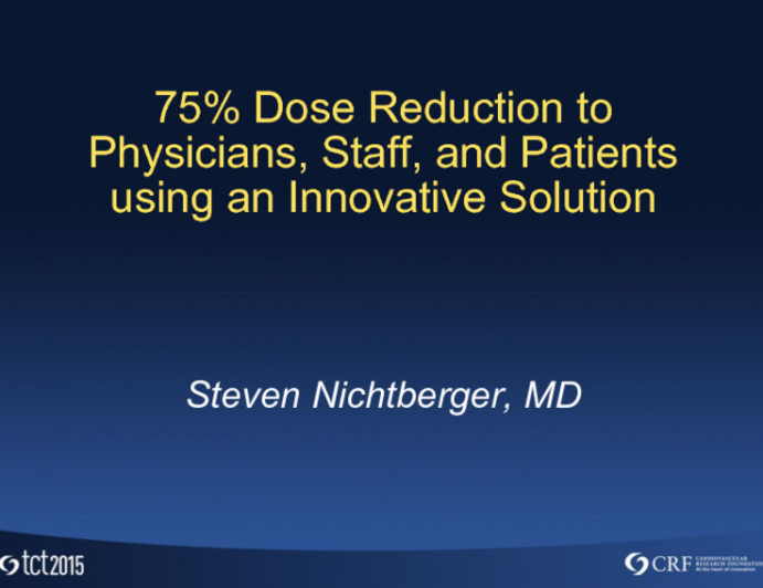 Reduction in Radiation Dose Exposure Using Real-Time Eye Tracking (ControlRad: Tracking Technology)