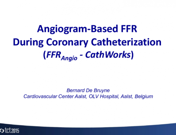 Image-Based FFR During Coronary Catheterization (Cath-Works)