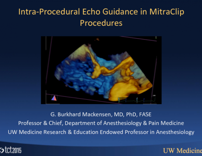 Intra-Procedural Echo Guidance in MitraClip Procedures
