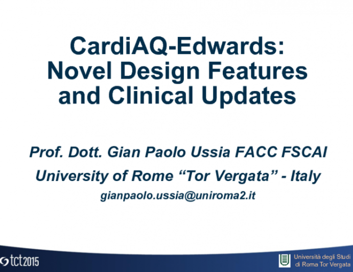 CardiAQ: Novel Design Features and Clinical Updates