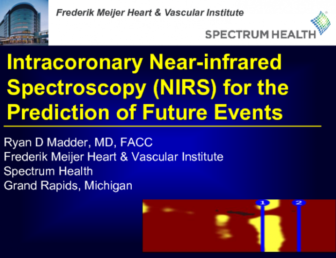 Case 3: NIRS for Prediction of Future Events (Vulnerable Plaque)