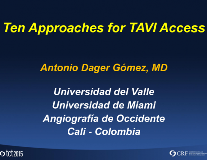 Ten Approaches for TAVI Access