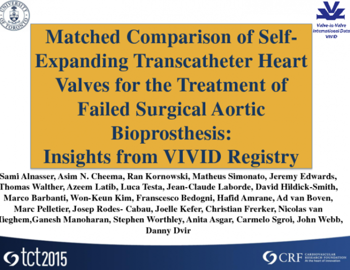 TCT 91: Comparison of Portico and CoreValve Self-Expanding Transcatheter Heart Valves for the Treatment of Failed Surgical Aortic Bioprosthesis  Insights From the Valve-in-Valve International Data (VIVID) Registry