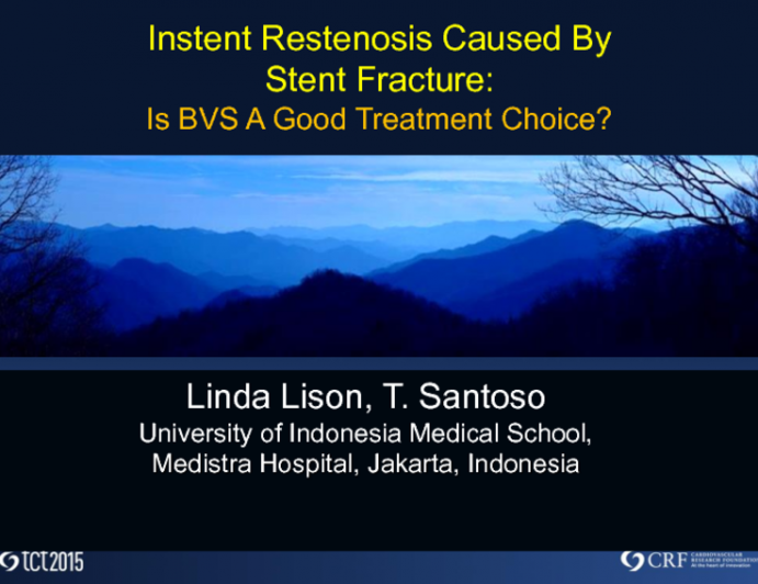 BRS for In-Stent Stenosis With Fracture