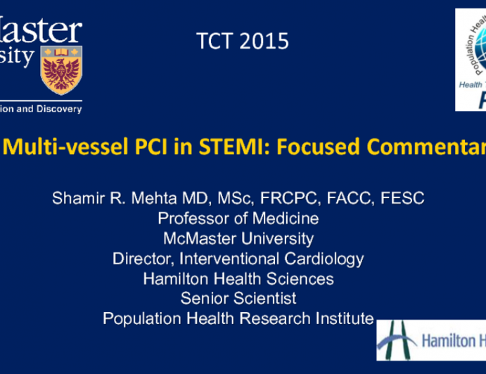 Multivessel PCI in STEMI: Focused Commentary