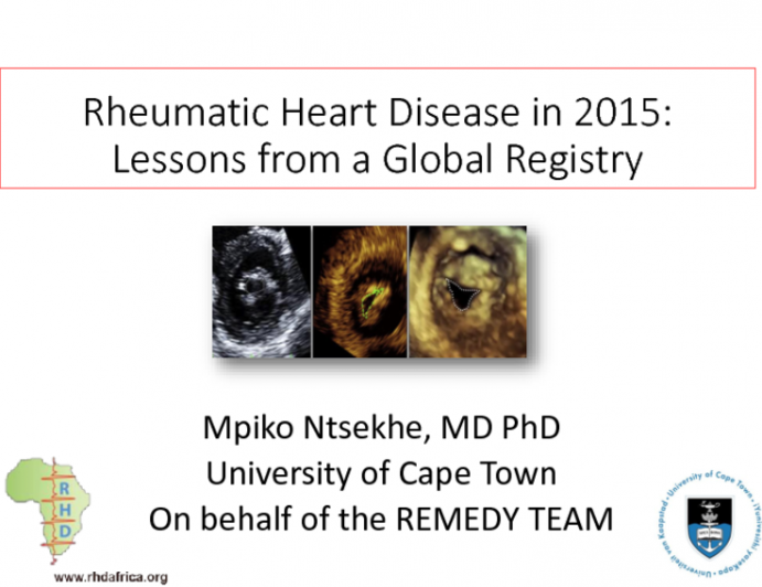 Nonischemic Heart Disease, Part 1: Rheumatic Heart Disease