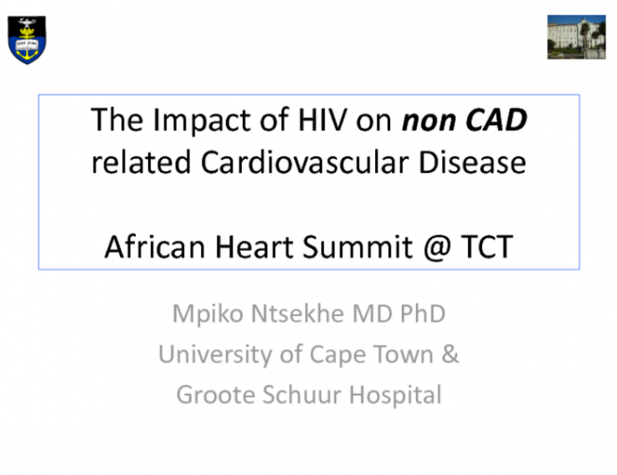Nonischemic Heart Disease, Part 2: HIV-Related CV Disease