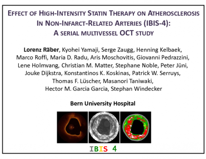 IBIS-4: Evaluation by Optical Coherence Tomography of High-Dose Statin Therapy in Untreated Lesions in Patients With ST-Segment Elevation Myocardial Infarction