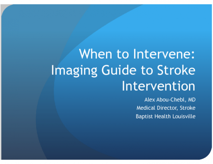 When to Intervene: Imaging Guide to Stroke Intervention (With Case Examples)