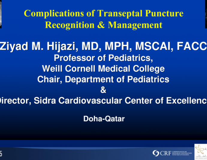 Complications of Transseptal Puncture: Recognition and Management