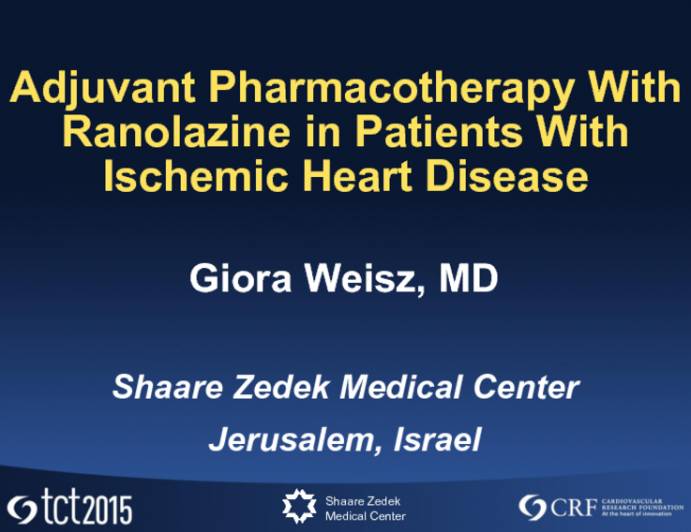 Adjuvant Pharmacotherapy With Ranolazine In Patients With Ischemic Heart Disease