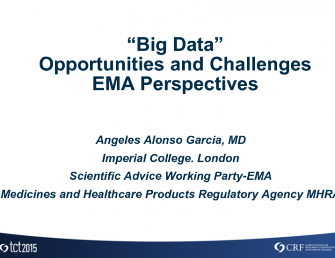 Big Data: Opportunities and Challenges 2  EMA Perspectives