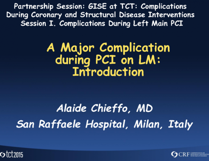 Case 1 Introduction: A Major Complication During Left Main PCI