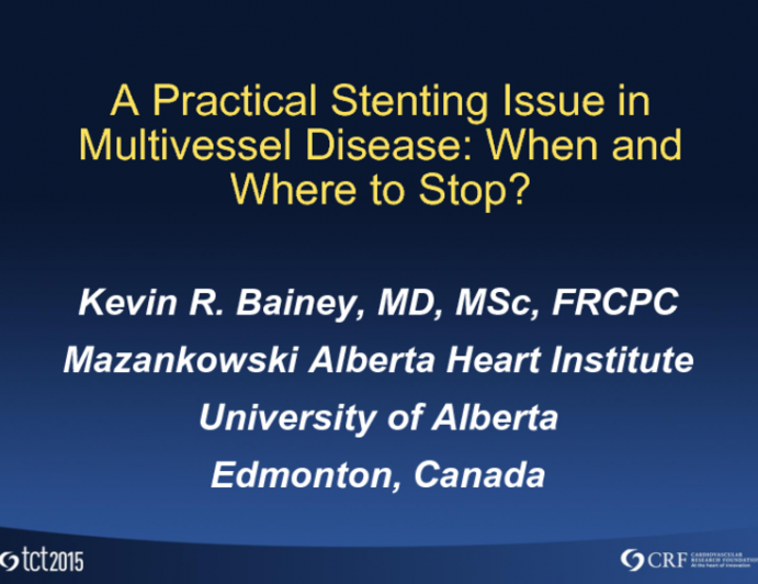 A Practical Stenting Issue in Multivessel Disease: When and Where to Stop? With Case Examples