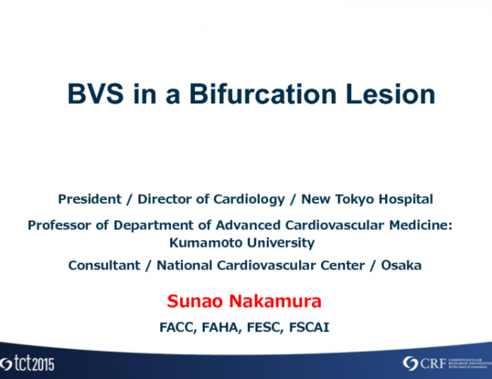 BRS in a Bifurcation Lesion
