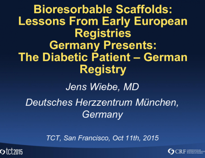 Germany Presents: The Diabetic Patient  German Registry