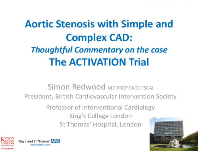 Status Updates on New TAVR Indications 4: Aortic Stenosis + Mitral Regurgitation