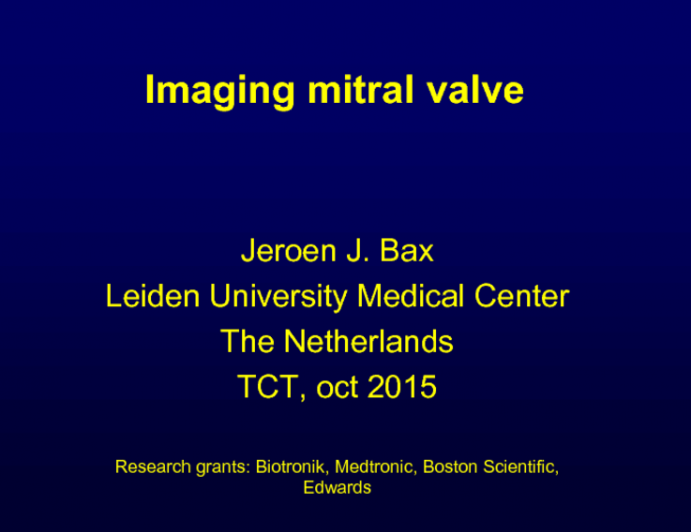 CT vs Echo Mitral Valve Imaging