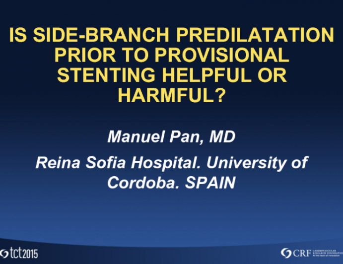 Is Side-Branch Predilatation Prior to Provisional Stenting Helpful or Harmful?