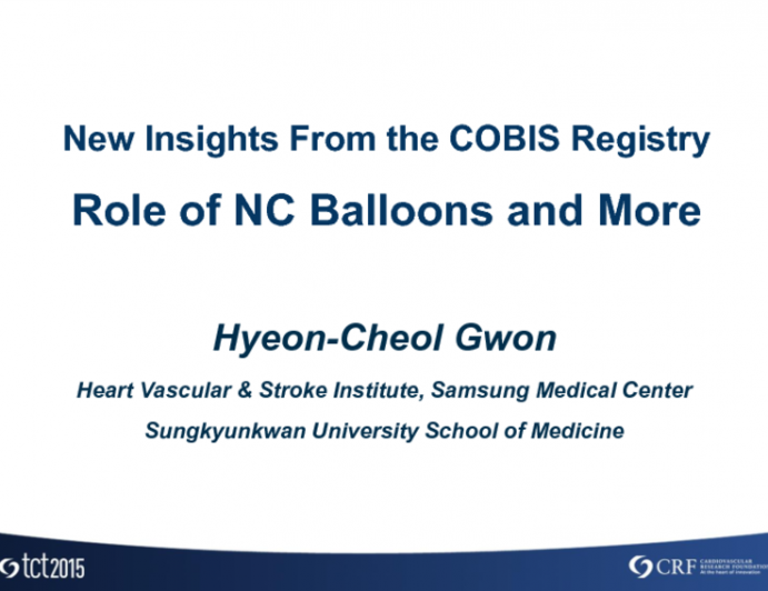 New Insights From the COBIS Registry: Role of NC Balloons and More