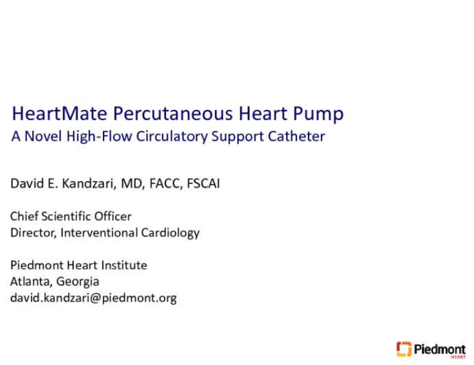Temporary Cardiac Support During High-Risk PCI: HeartMate PHP and the SHIELD I Study