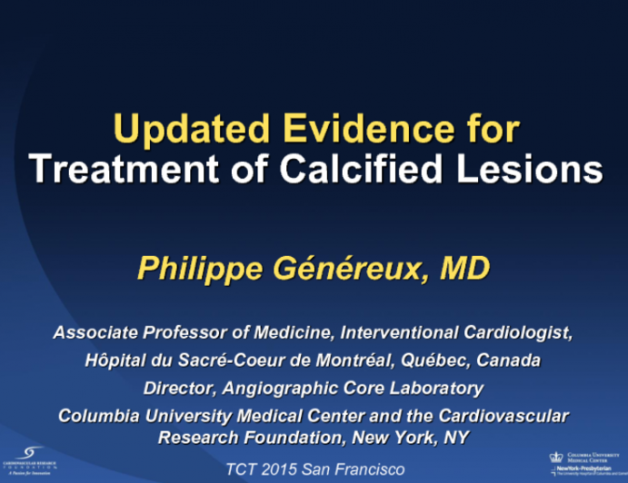 Updated Evidence for Treatment of Calcified Lesions: What Are the Options?