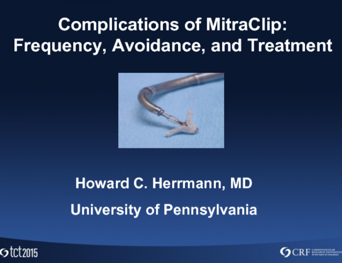 Complications After MitraClip: Frequency, Avoidance, and Treatment