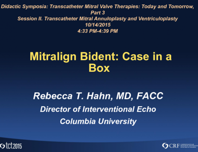 Mitralign Bident: Case in a Box