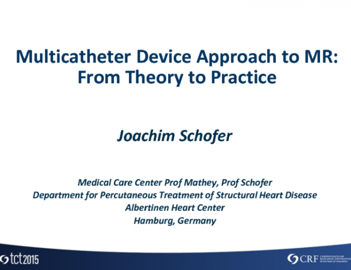 Multitranscatheter Device Approach to MR: From Theory to Practice