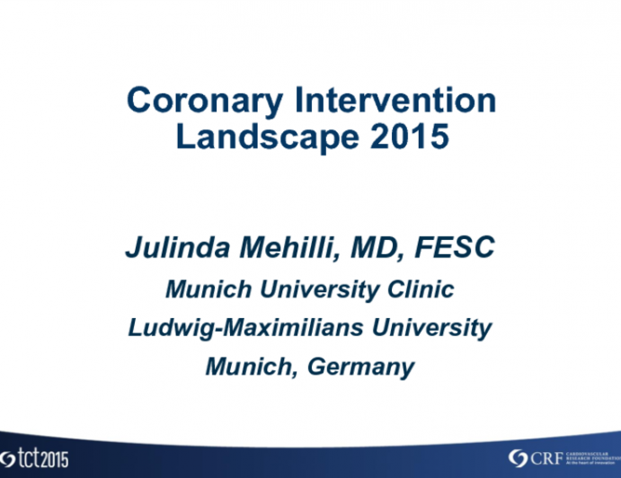 Coronary Intervention Landscape 2015: My Top 5 Observations