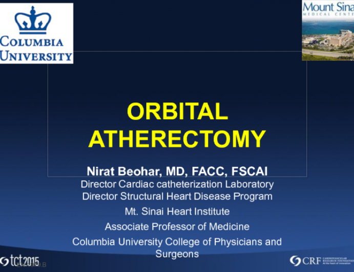 Orbital Atherectomy