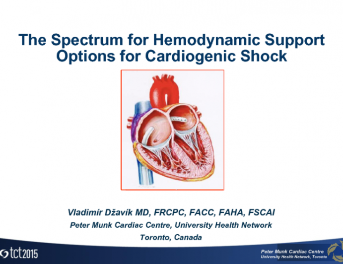 The Spectrum of Hemodynamic Support Options for Shock