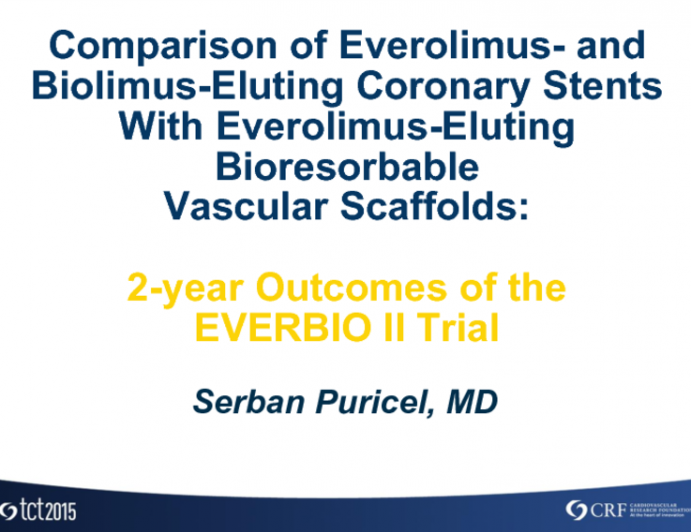 New Randomized Trial Data (2-Year Outcomes): EVERBIO II