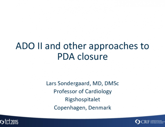 ADO II and Other Approaches to PDA Closure