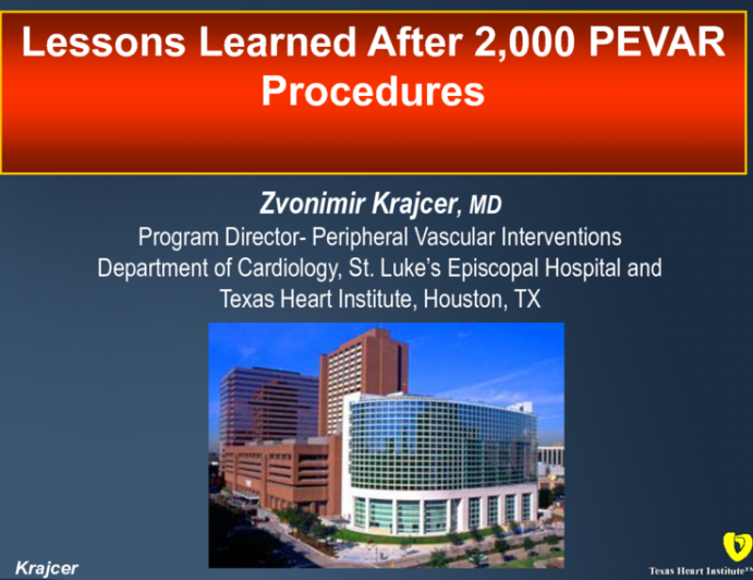 Master Class: Lessons Learned After 2000 Percutaneous EVAR (PEVAR) Procedures