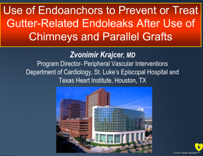 Use of Endoanchors to Prevent or Treat Gutter-Related Endoleaks After Use of Chimneys and Parallel Grafts