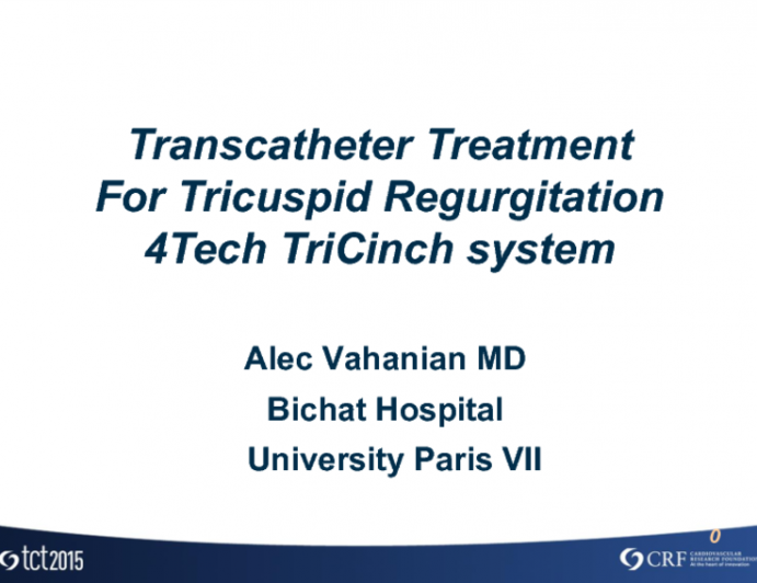 Transcatheter Tricuspid Regurgitation Treatment 4: 4Tech