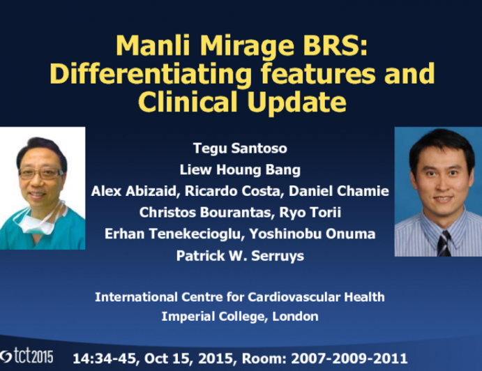 Manli Mirage BRS: Differentiating Features and Clinical Update