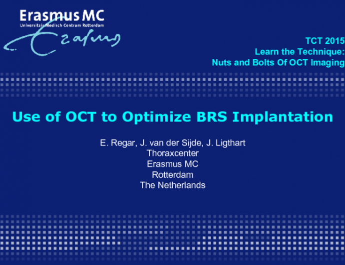 How to Use Imaging Guidance During BRS Implantation