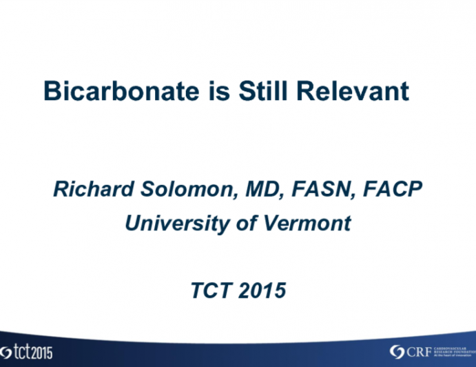 Convince Me in 5 Minutes or Less That: Sodium Bicarbonate Is Still Relevant and Might Impact Mortality!